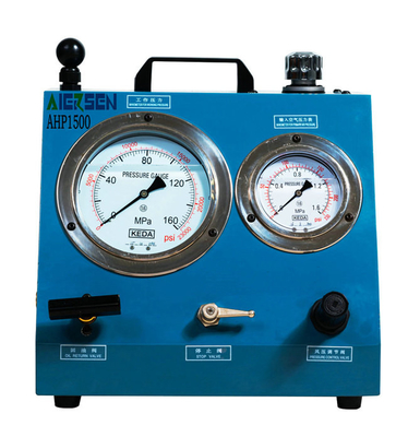 qualité  1200 Bar Hydraulic High Pressure Pump Steel Portable Pneumatic Pump usine