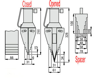 Les outils hydrauliques portatifs de séparateur de bride pour l'entretien révisent l'essai et le remplacement de valve